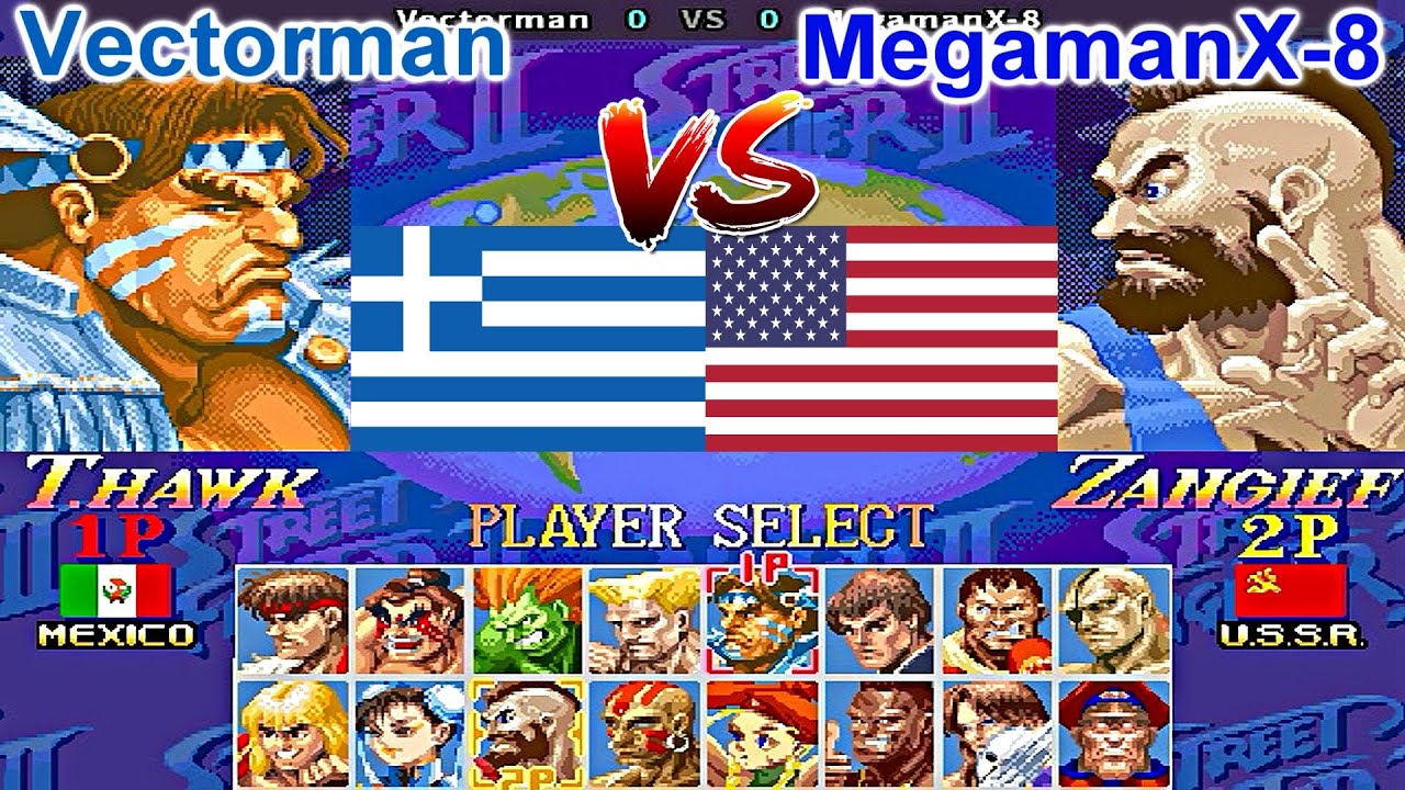 Super Street Fighter II X: Grand Master Challenge - Vectorman vs MegamanX-8