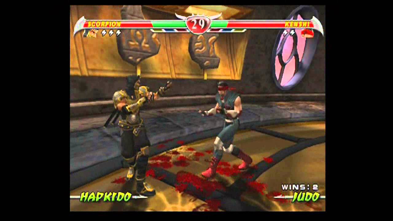 Mortal Kombat: Deception Scorpion Arcade Max Difficulty Part 1