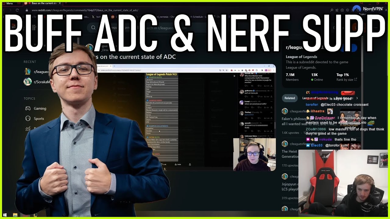 Nemesis reacts to Baus opinion on ADC