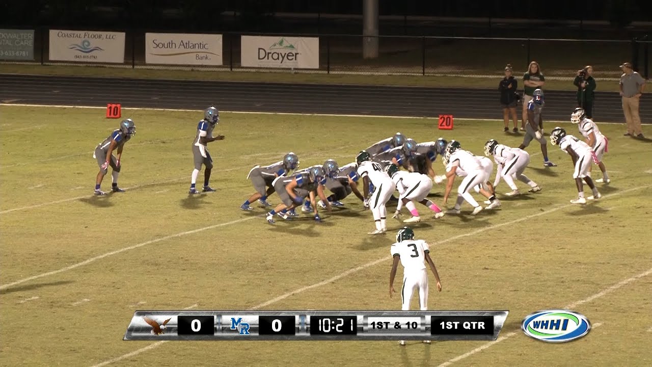 FOOTBALL | Beaufort Eagles at May River Sharks 2018 | Cross County Bowl Full Game | WHHITV