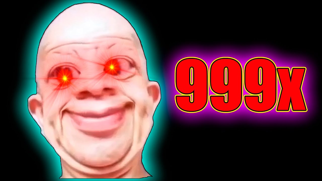 bald guy drinking orange juice | 999x speed