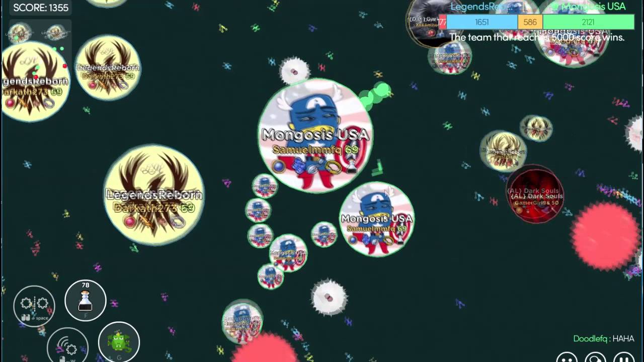 Mitosis The Game- Mongosis USA- Guild wars! Learning to use pots XD 5k score