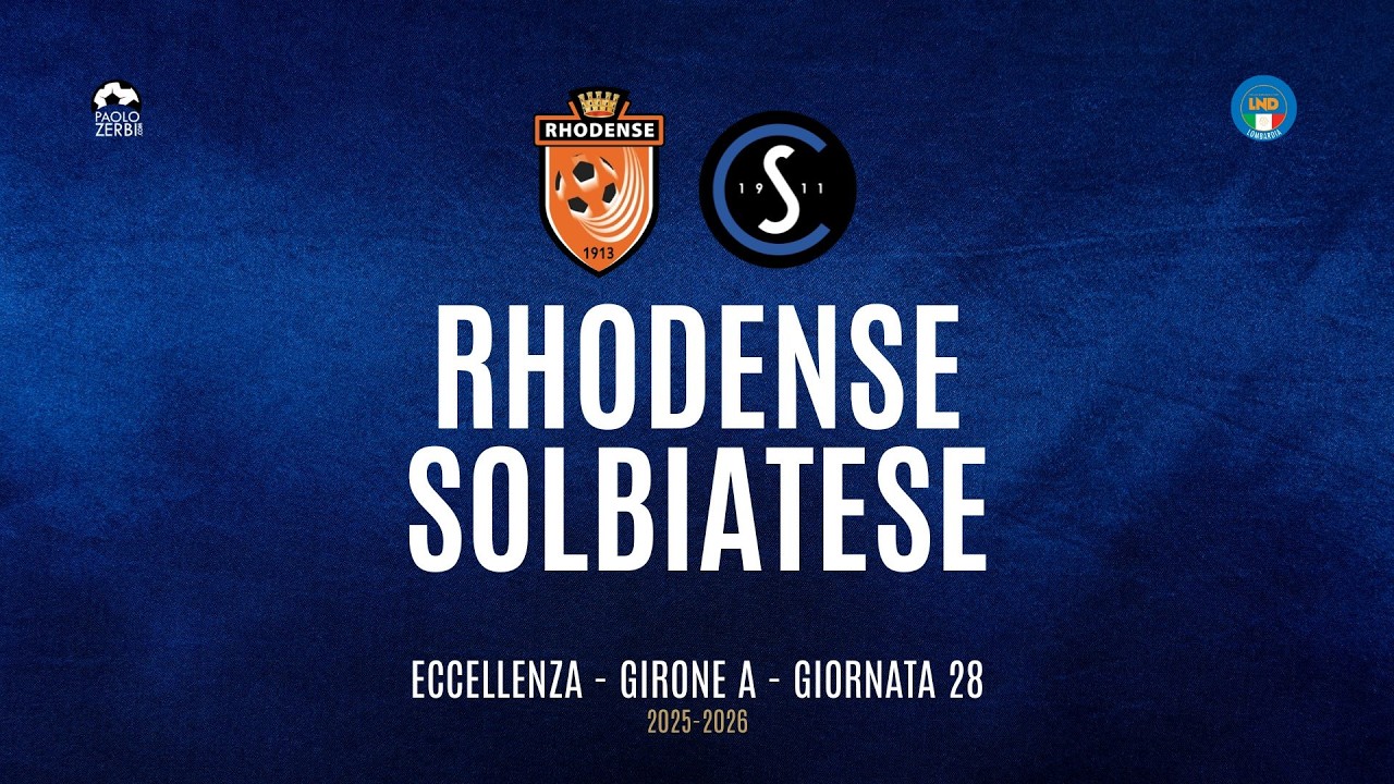 [HIGHLIGHTS] Eccellenza Girone A 25/26 | Giornata 28 | Rhodense - Solbiatese