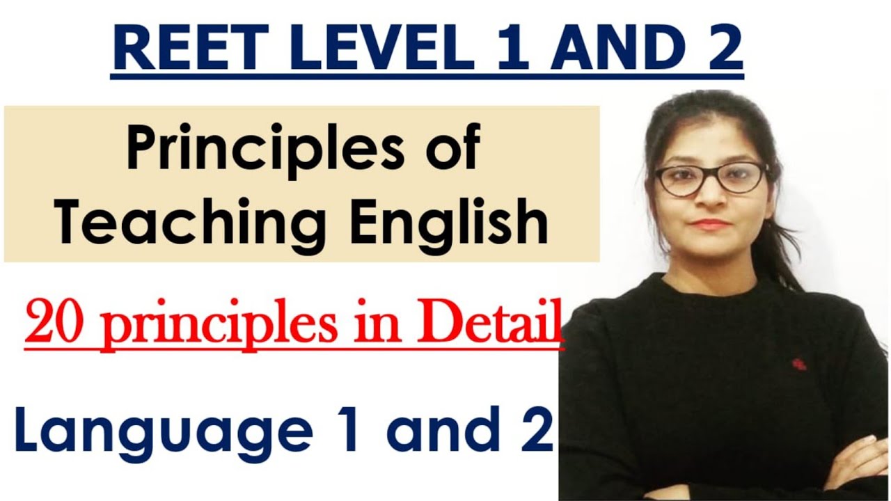 Principles of Teaching English language || reet2021|| Language 1 and 2