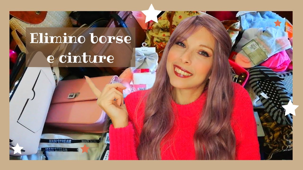 DECLUTTERING DI TUTTE LE MIE BORSE & CINTURE 👜📿