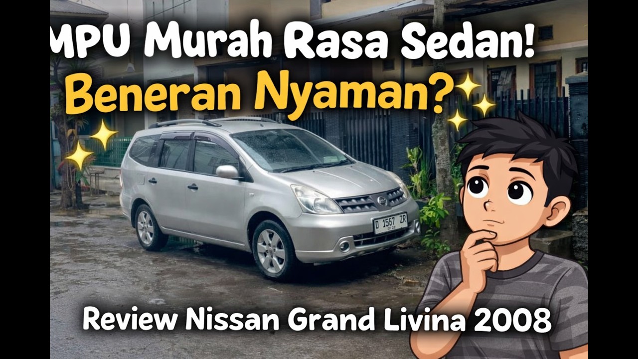 Test drive Nissan grand livina 1.5 L MT 2008 #motuba #nissan 