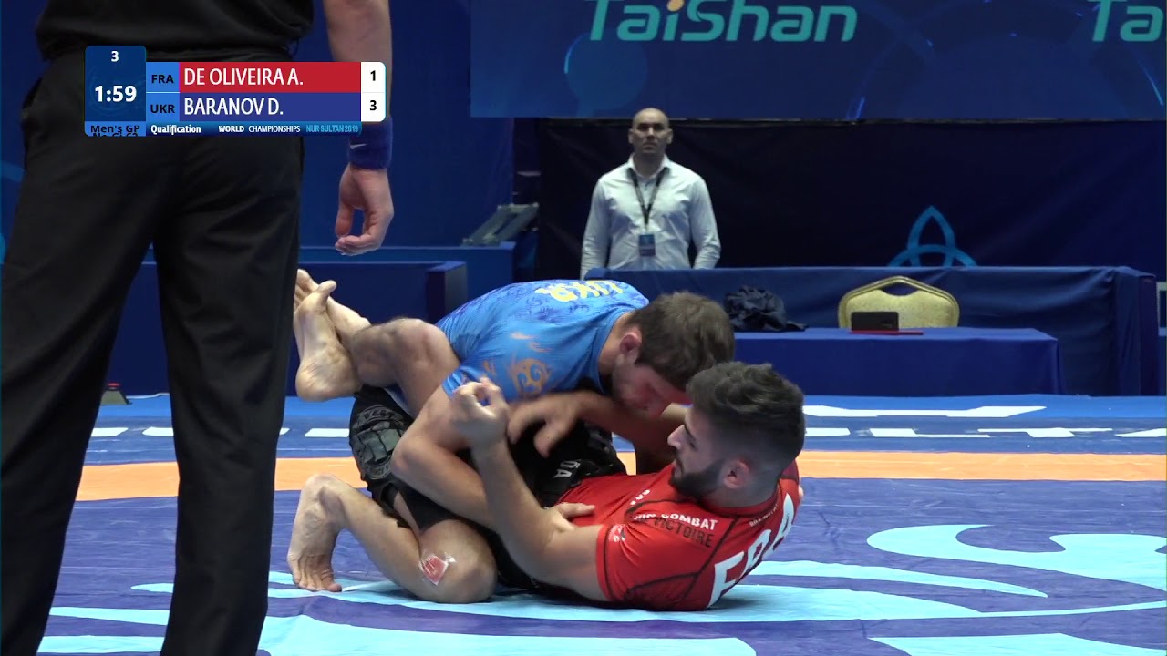 Qual. Men's GP No-Gi - 62 kg: A. DE OLIVEIRA (FRA) v. D. BARANOV (UKR)
