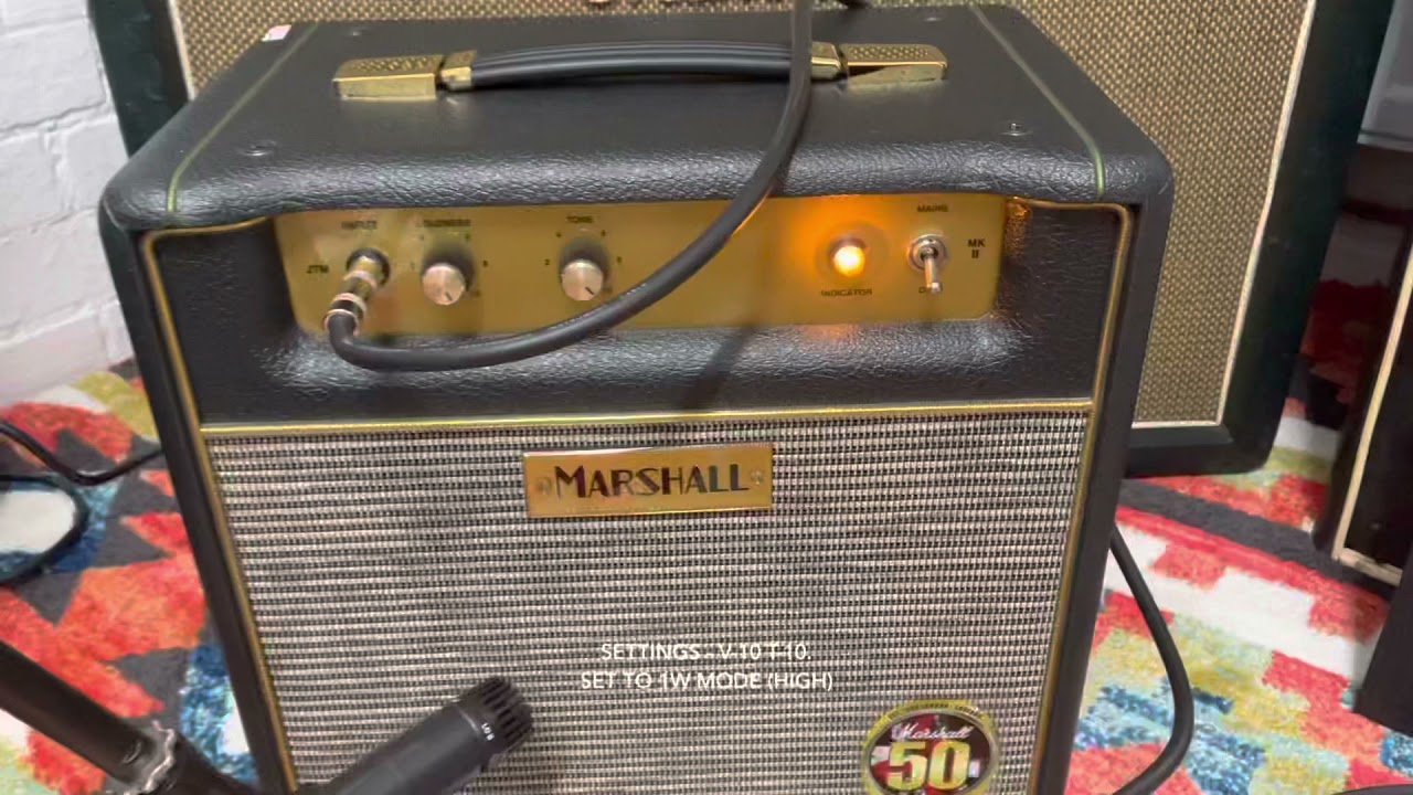 Marshall 2012 JTM1C 50th Anniversary 1w combo Serial M-2012-25-0171-1