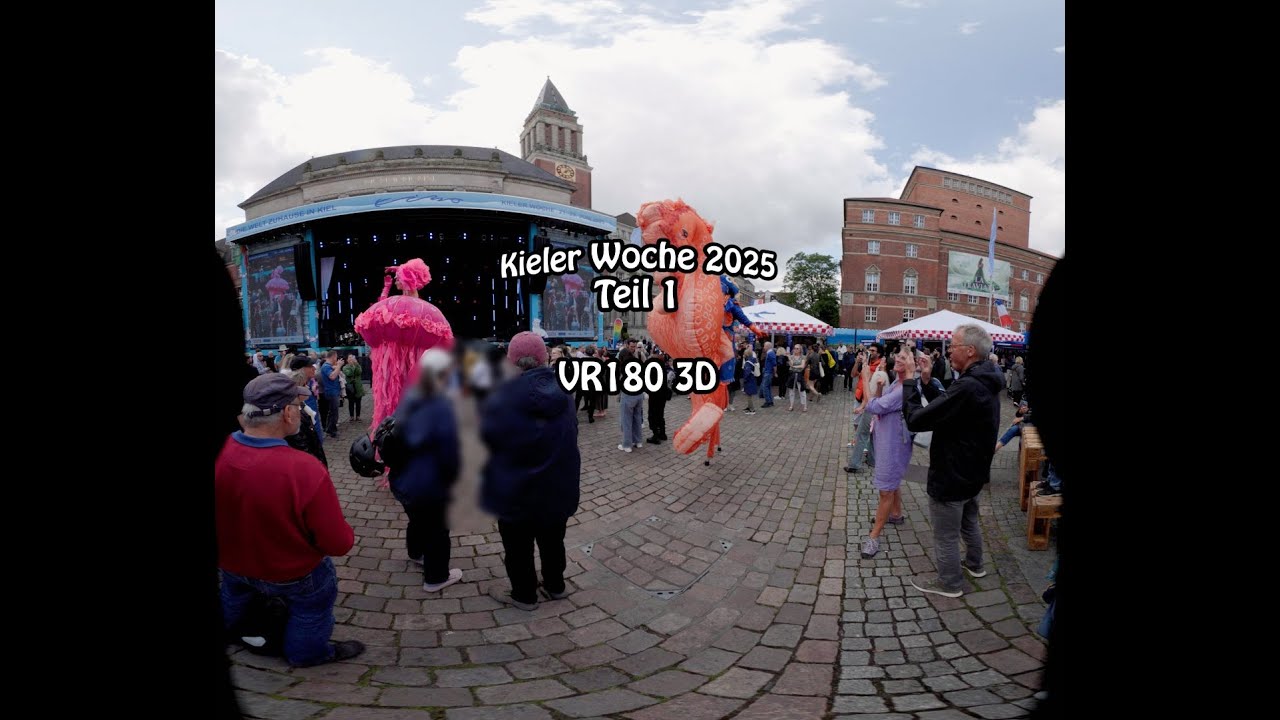 Kieler Woche 2025 (Rundgang Teil 1) - VR180 3D