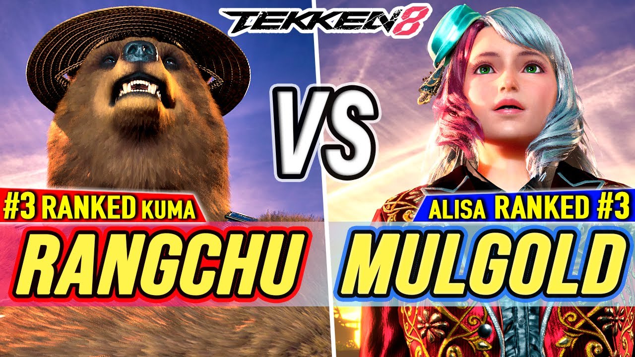 T8 🔥 Rangchu (#3 Ranked Kuma) vs Mulgold (#3 Ranked Alisa) 🔥 Tekken 8 High Level Gameplay