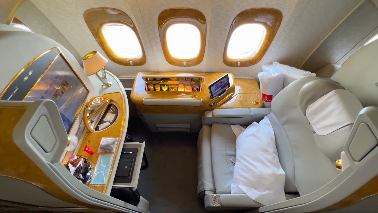 EMIRATES FIRST CLASS | Maldives to Dubai trip report (amazing flight!)