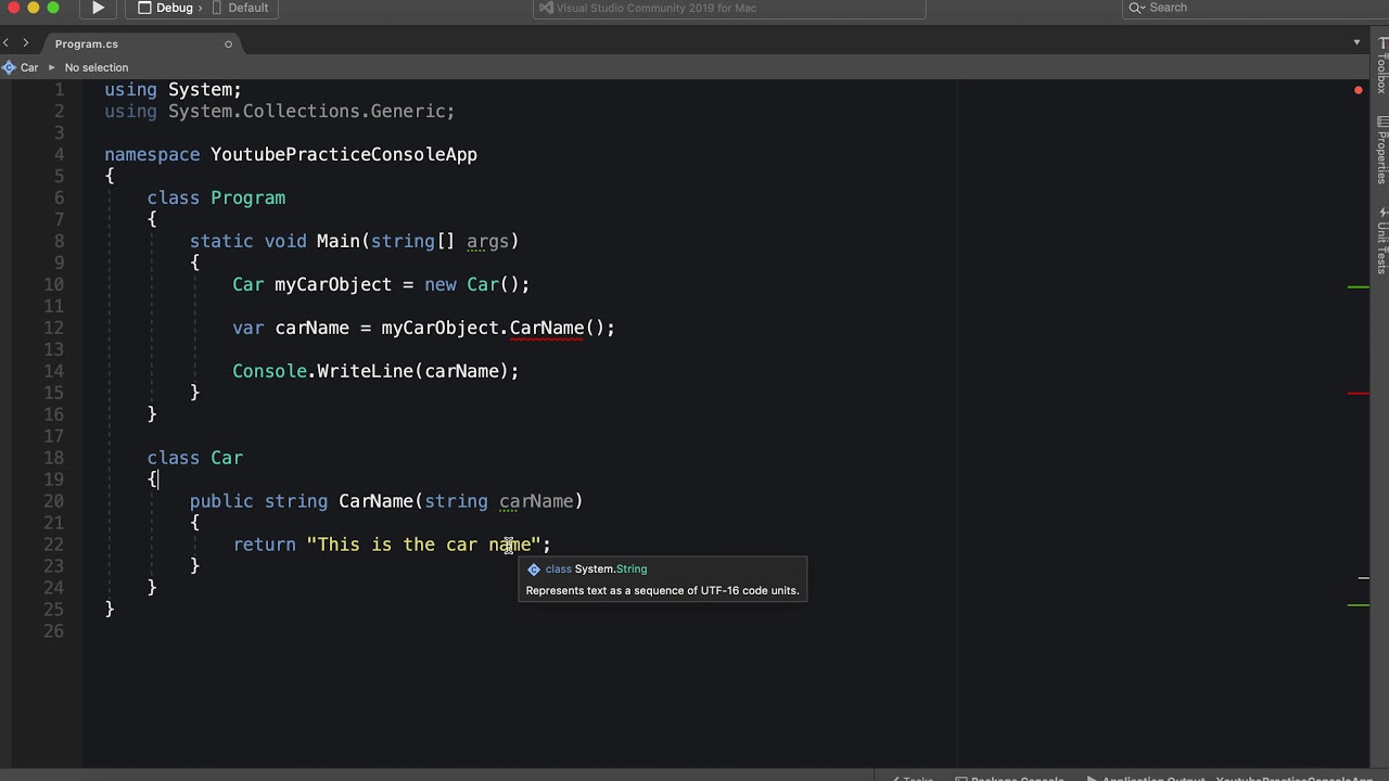 C# Tutorial: Classes and Objects
