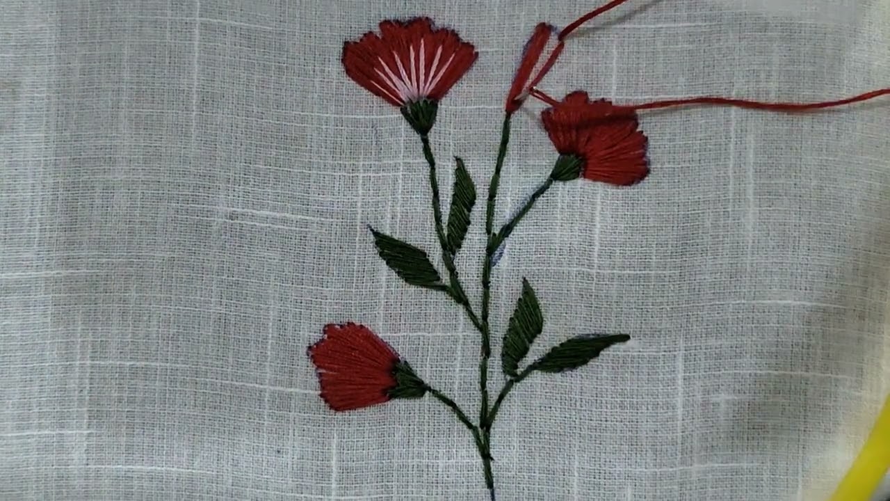 satin stitch embroidery design