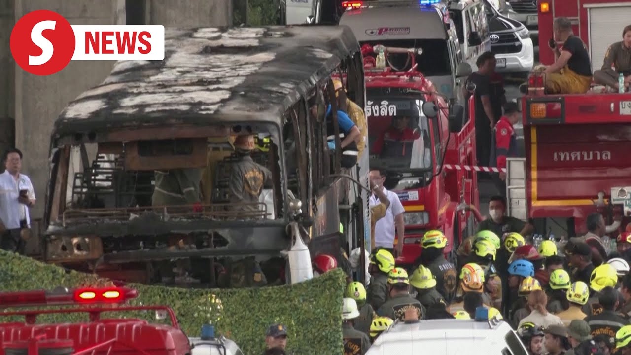School bus fire in Thailand kills at least 23