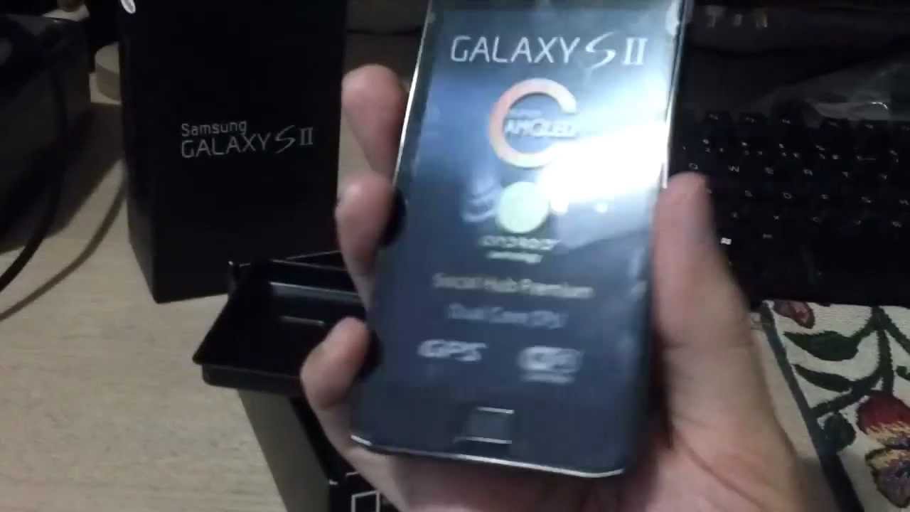 Samsung Galaxy SII - unboxing (português BR)