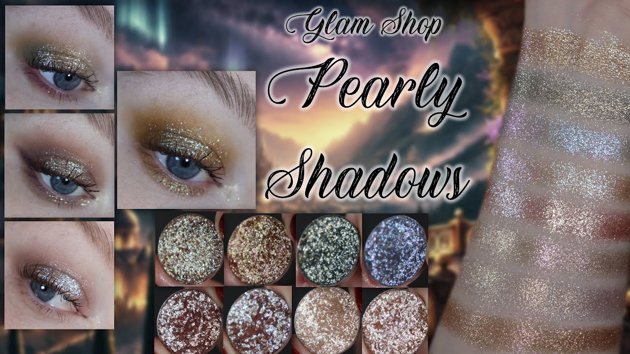Glam Shop NEW Pearly Single Shadows || Swatches + 4 Looks ♥
