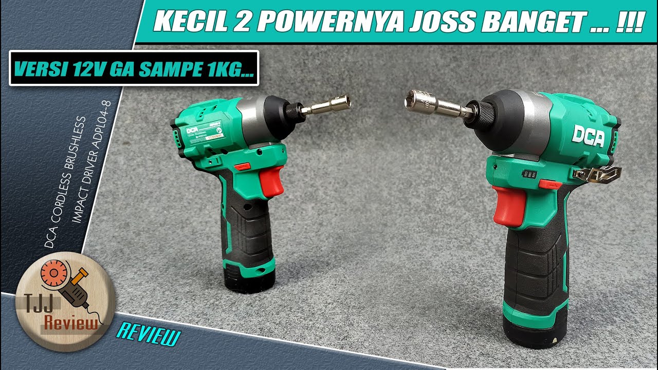 Review Cordless impact driver terbarunya DCA, ADPL04-8 Brushless