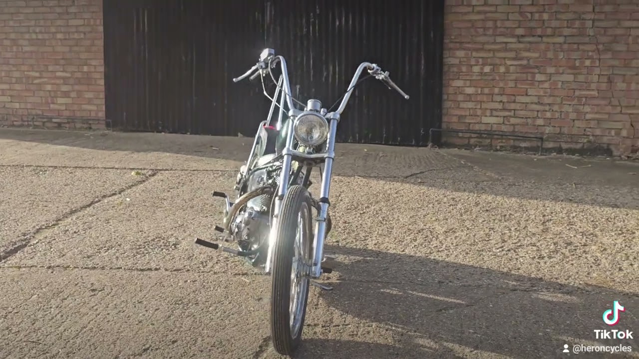 Triumph chopper survivor saved.