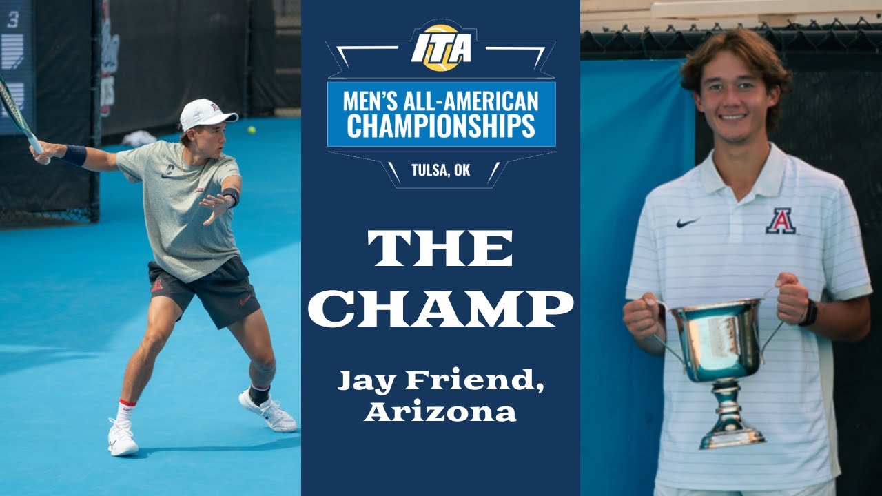 Ben Shelton, John Isner, and now Jay Friend - ITA All-American Champions!