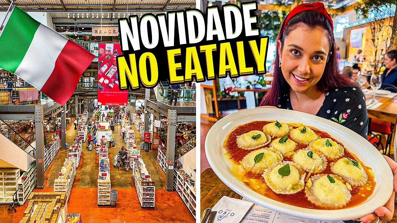 NOVO restaurante do EATALY SP! 🍝🇮🇹