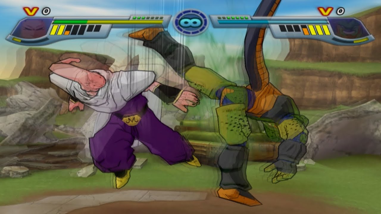 DBZ Infinite World - Super Buu vs Cell