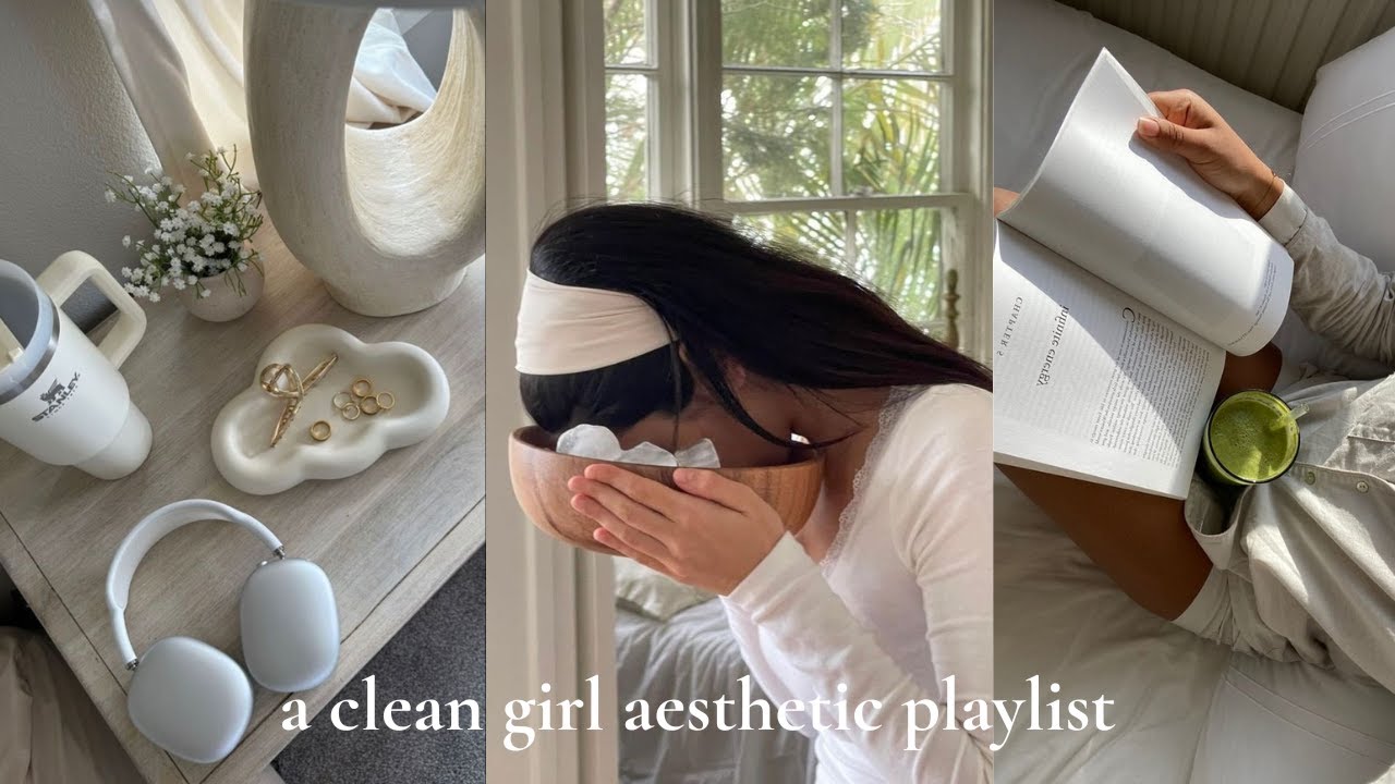 a clean girl aesthetic inspired playlist 🧖🏻‍♀️ 🌱 🎀 🧘🏻‍♀️ 🎧 🐋 🥗 🧁