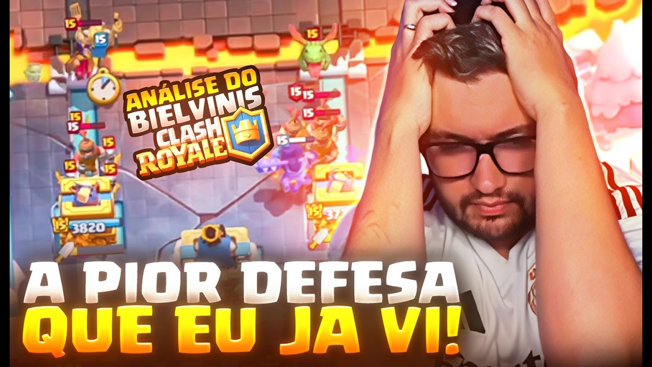 ELE JOGA HÁ 9 ANOS E ME ESTRESSOU COM A SUA RUINDADE NO CLASH ROYALE!