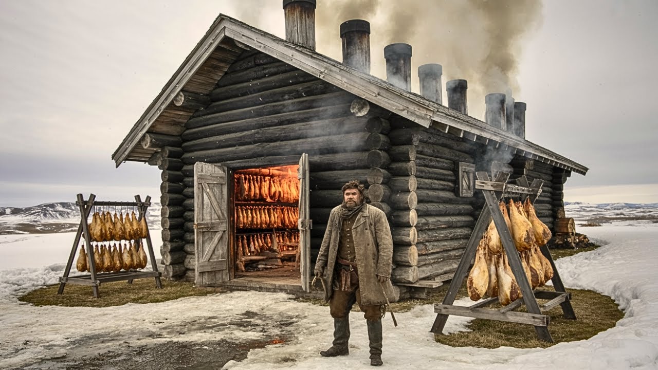Everyone Mocked His Cabin Built Like a Smoke Room — Until It Cured Meat and Stayed Warm