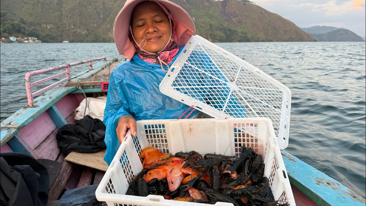 Sore ini kita dapat lobster lumayan 
