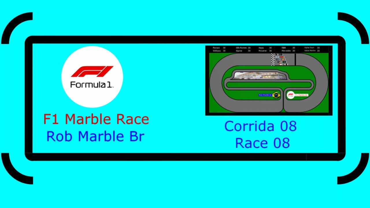 Marble Race - Formula 1 - Corrida 08/Race 08