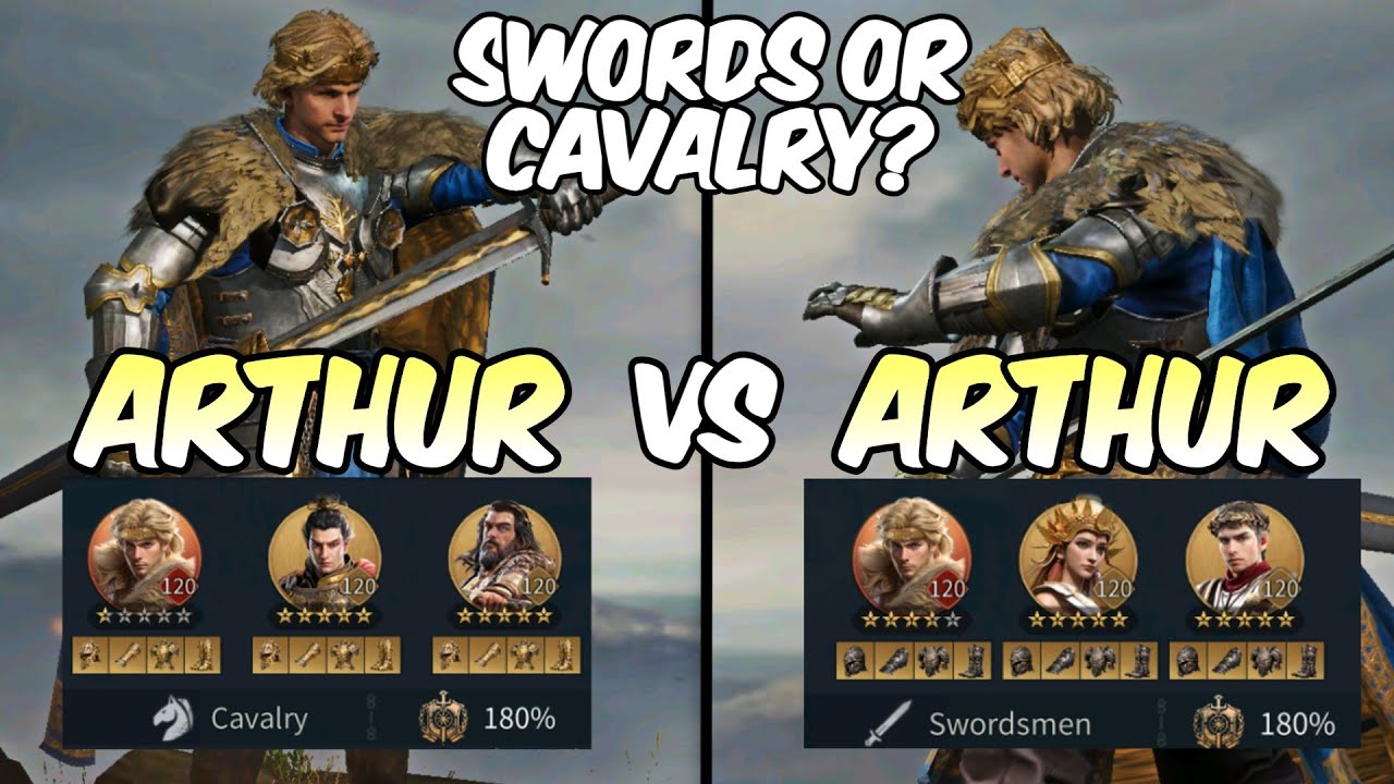 King Arthur Cavalry versus King Arthur Swords - Which is stronger in Age of Empires Mobile?