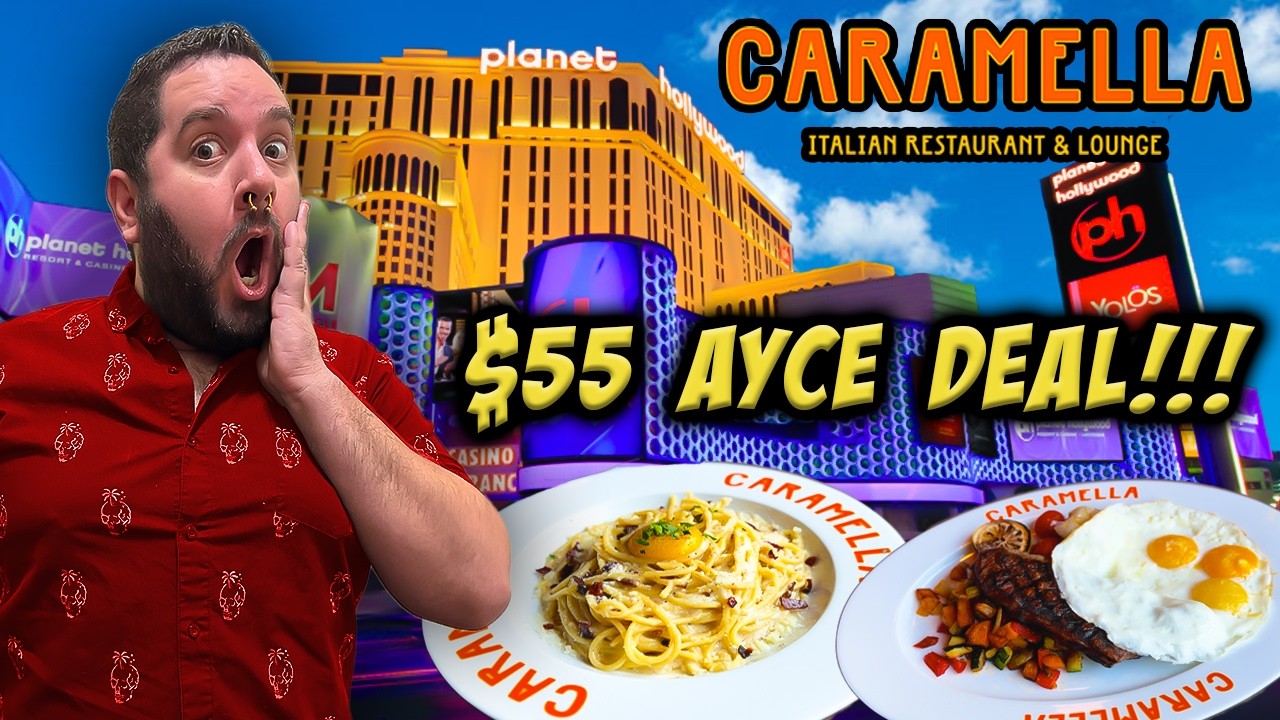 Is This the BEST All You Can Eat Deal in Las Vegas? Caramella $55 Weekend Brunch
