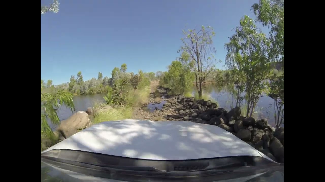 Branco&rsquo;s Crossing from the Durack Tree across the Chamberlain River, El Questro
