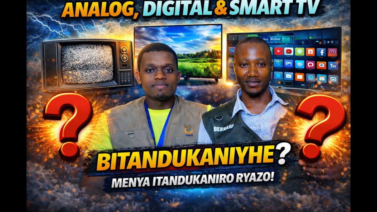 Menya Gutandukanya tv za, analog, digital & smart tv