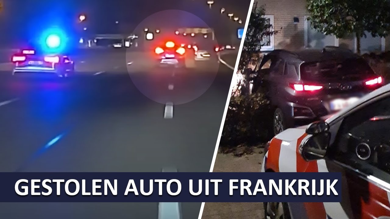 Politie achtervolging gestolen auto | Dienst Infra & Politie Team Bijzondere Verkeerszaken Midden NL