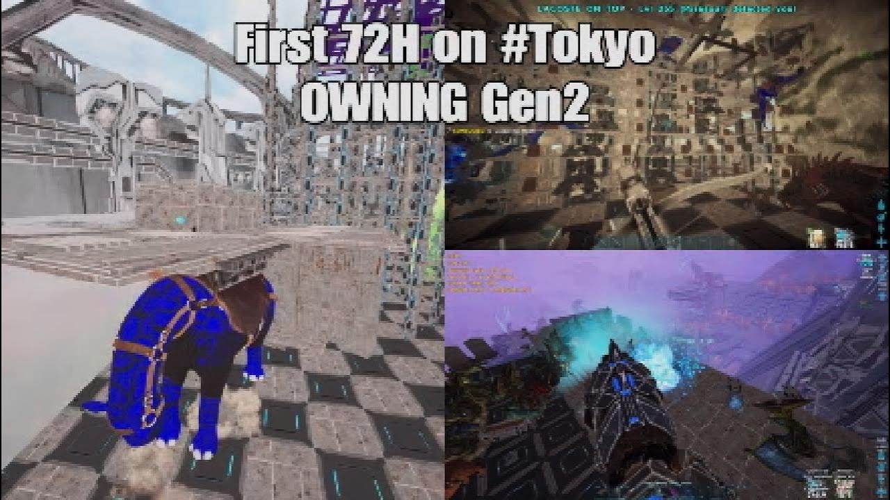 Ark PvP Ps5 l First 72h on #Tokyo