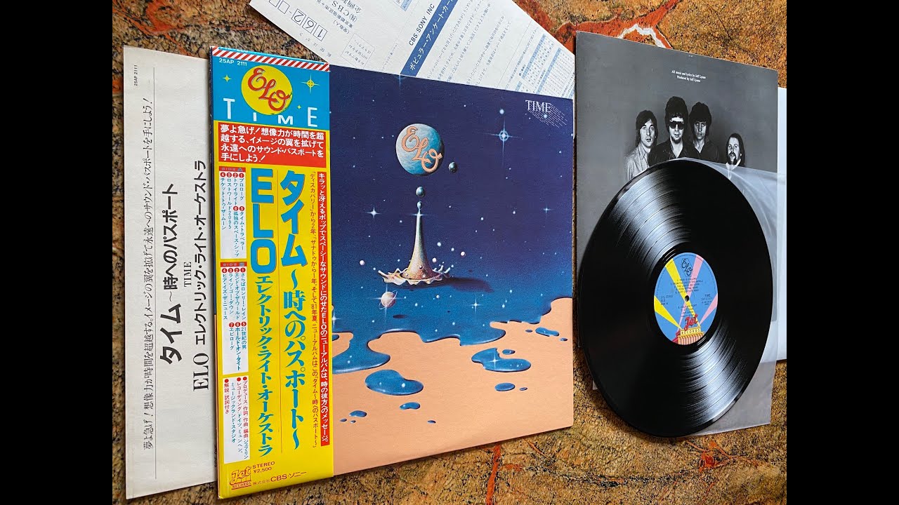 ELECTRIC LIGHT ORCHESTRA  - Rain Is Falling - TIME  - LP   -Jet Records &lrm;  ОРИГИНАЛ  JAPAN OBI 1981