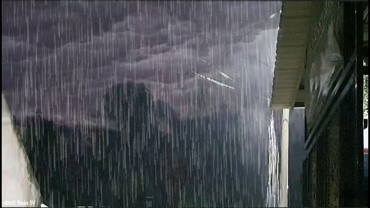 Звуки сильного дождя для сна, глубокого расслабления и засыпания 💦