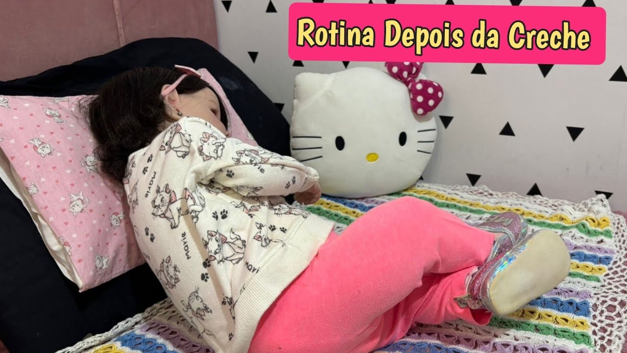 Rotina Depois da Creche com a Bebê Reborn Nina 
