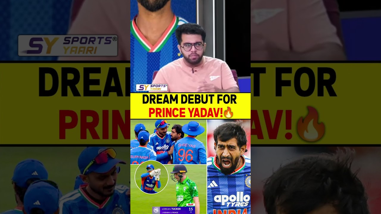 DREAM DEBUT FOR PRINCE YADAV! #princeyadav #indvsire #shreyasiyer #gautamgambhir #cricket