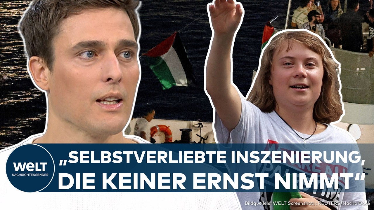 GAZA FLOTILLE: Constantin Schreiber berichtet! Vernichtendes Urteil über Thunbergs Anti-Israel-Boot