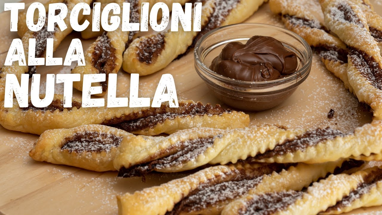 TORCIGLIONI ALLA NUTELLA - pronti in pochi minuti