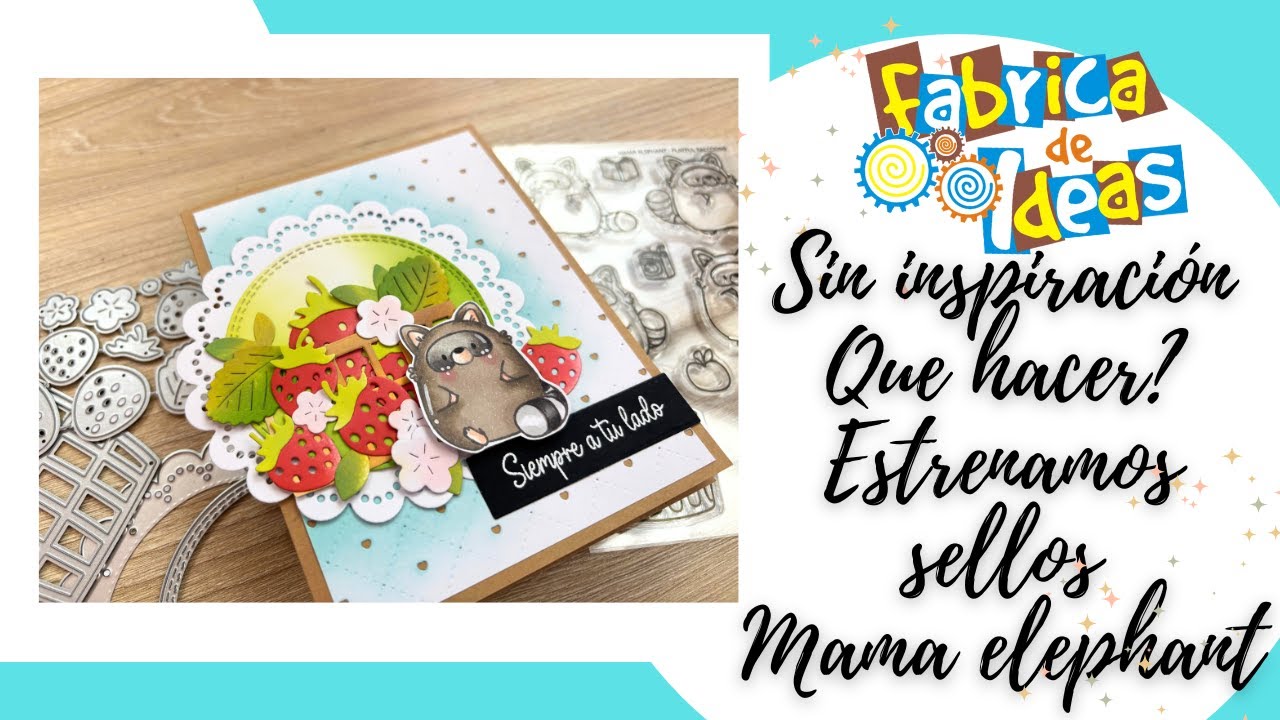 Te quedaste sin inspiración? | Estrenamos sellos de Mama Elephant | Tarjeta y troqueles.