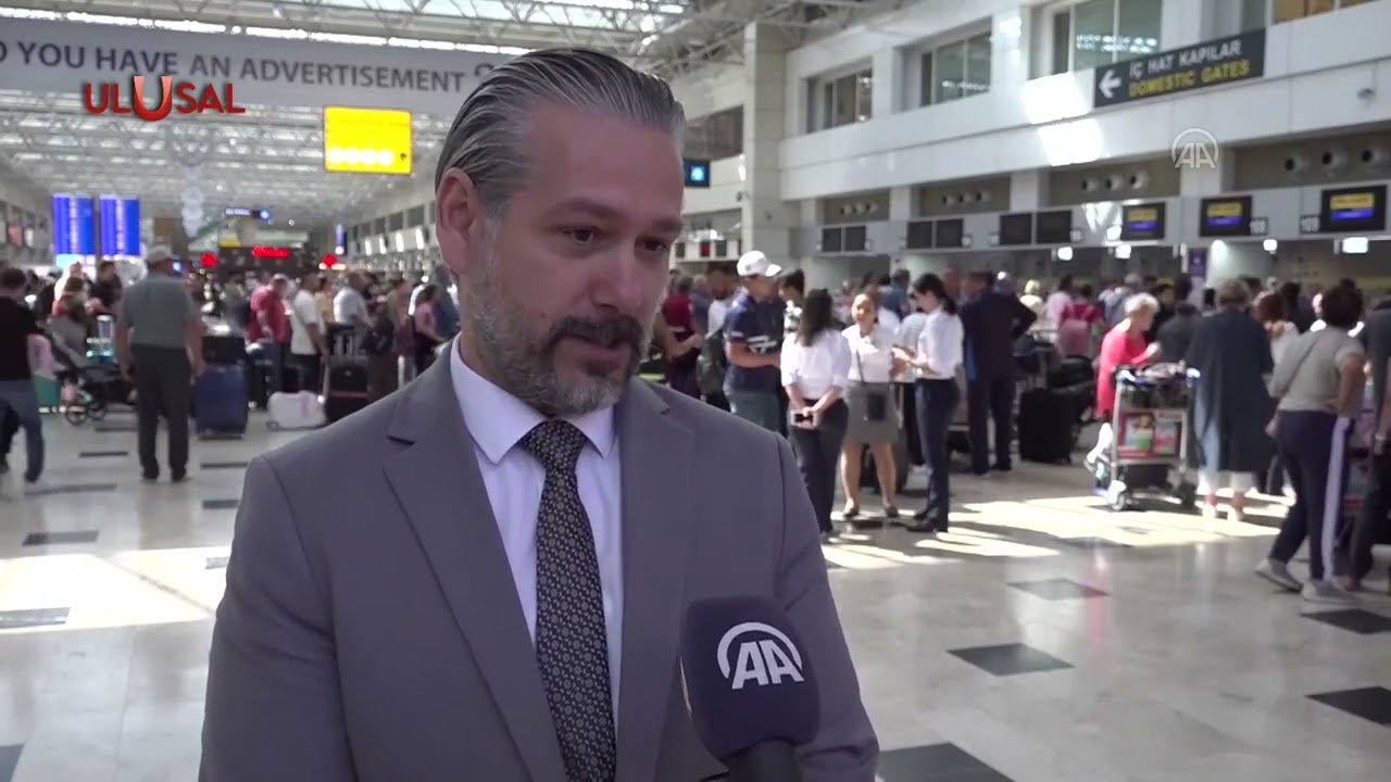 Antalya Havalimanı'nda yoğunluk rekoru