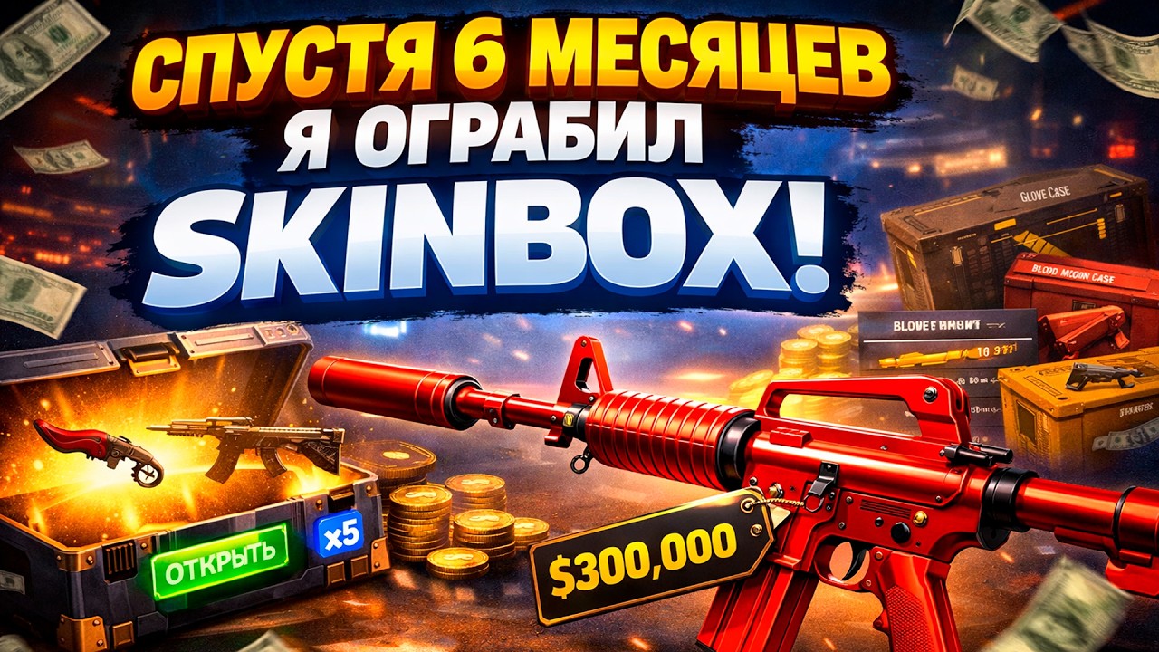 СПУСТЯ 6 МЕСЯЦЕВ Я ОГРАБИЛ SKINBOX! (CS2/КС2)