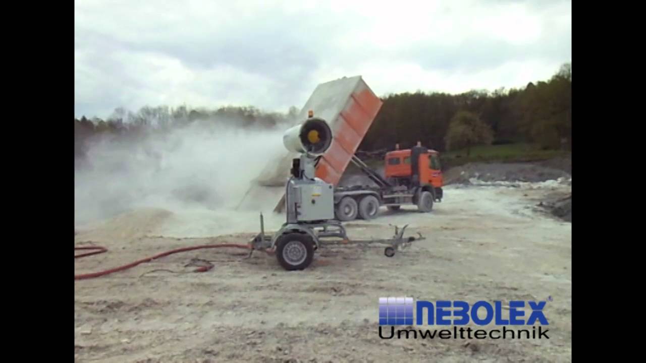 Dust Controller V7 Staubbindemaschine V7 LKW Entladung Gips