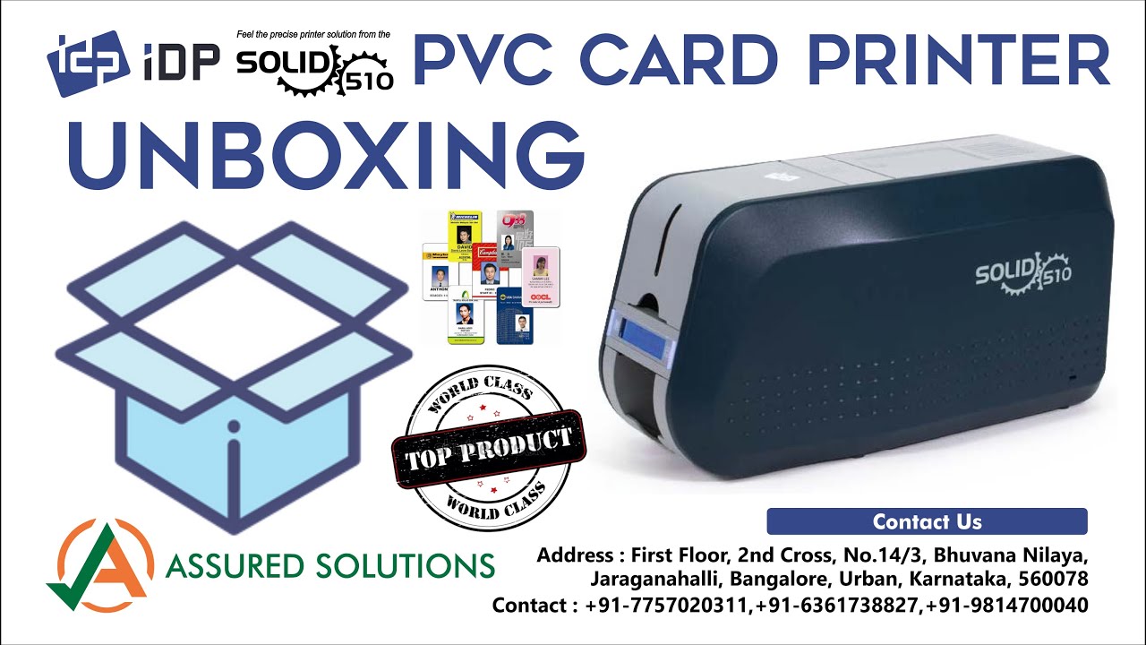 IDP Solid 510D Unboxing | Smart Card Printer | Assured Solutions