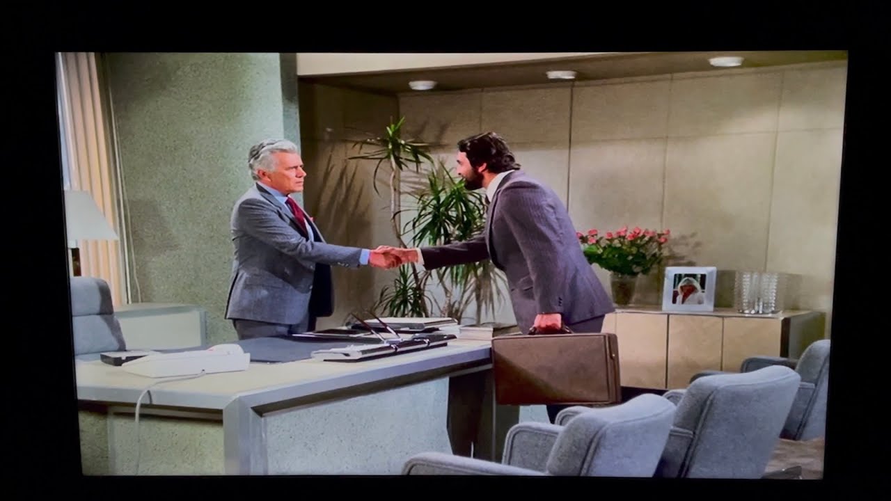 Dynasty: Blake Carrington meets Farouk Ahmed.