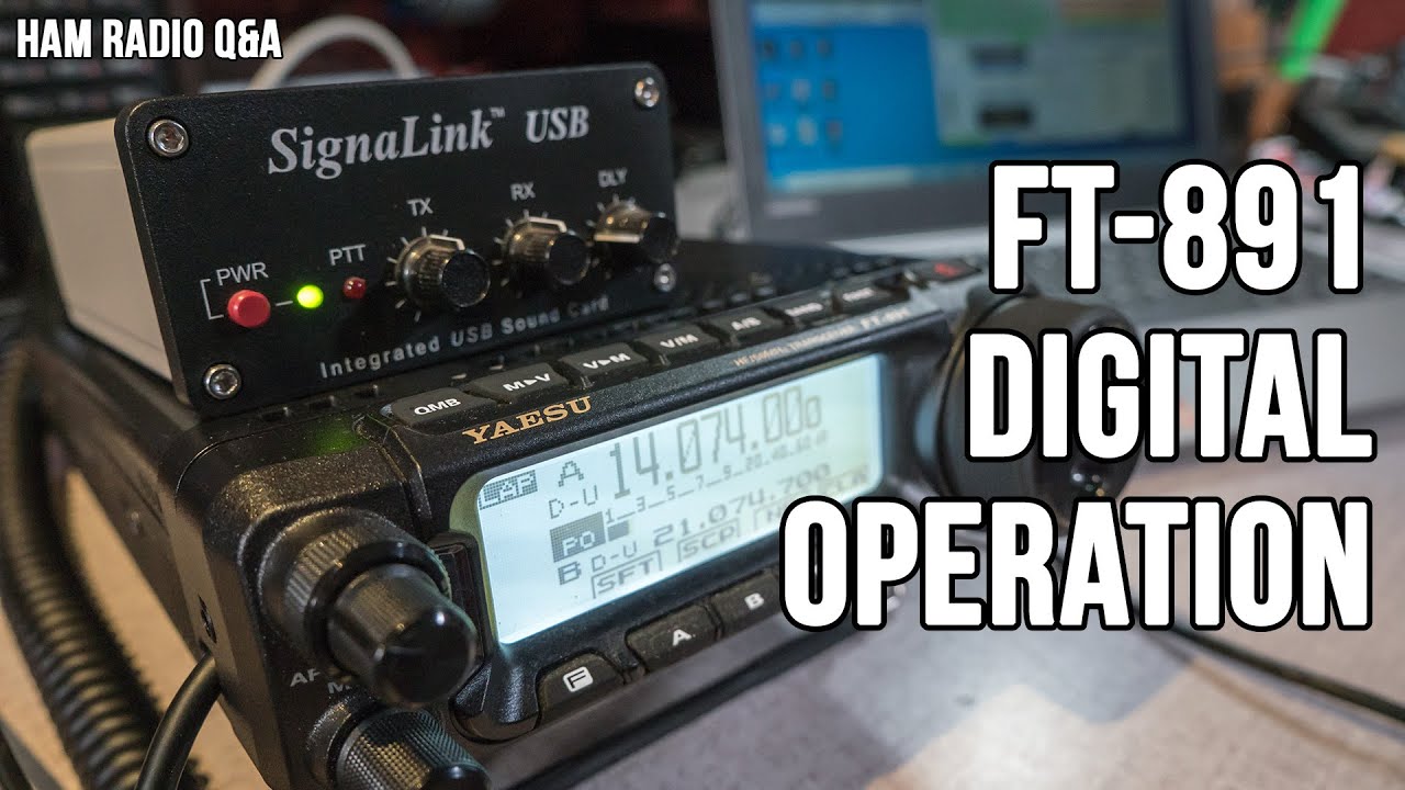 Yaesu FT-891 Setup for Digital Modes - Ham Radio Q&A