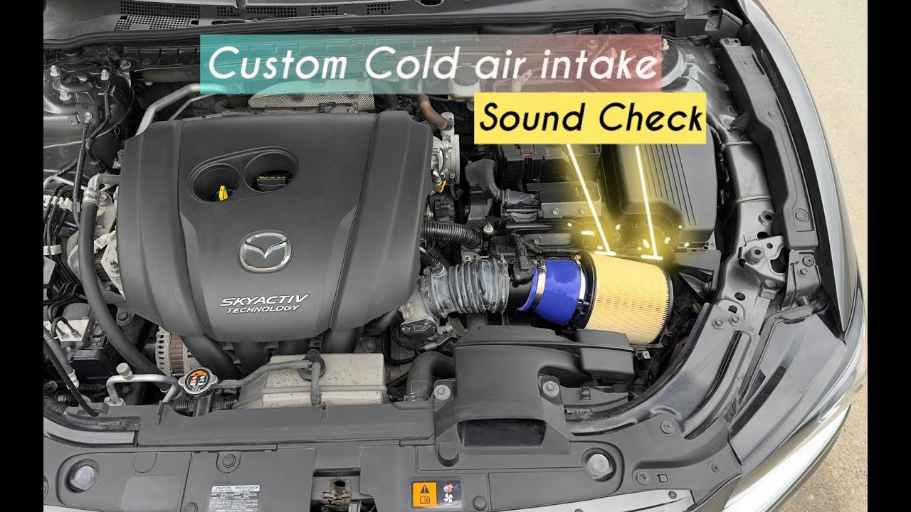Custom Cold Air Intake Sound 2018 Mazda 6 2.5 Sport
